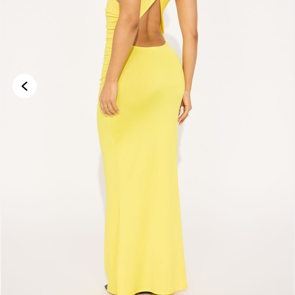 Fashion Nova Yellow Maxi Dress - Picture 3 of 6